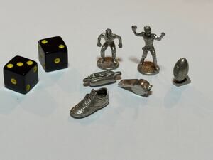 Monopoly Pittsburgh Steelers Replacement Pewter Pieces Tokens